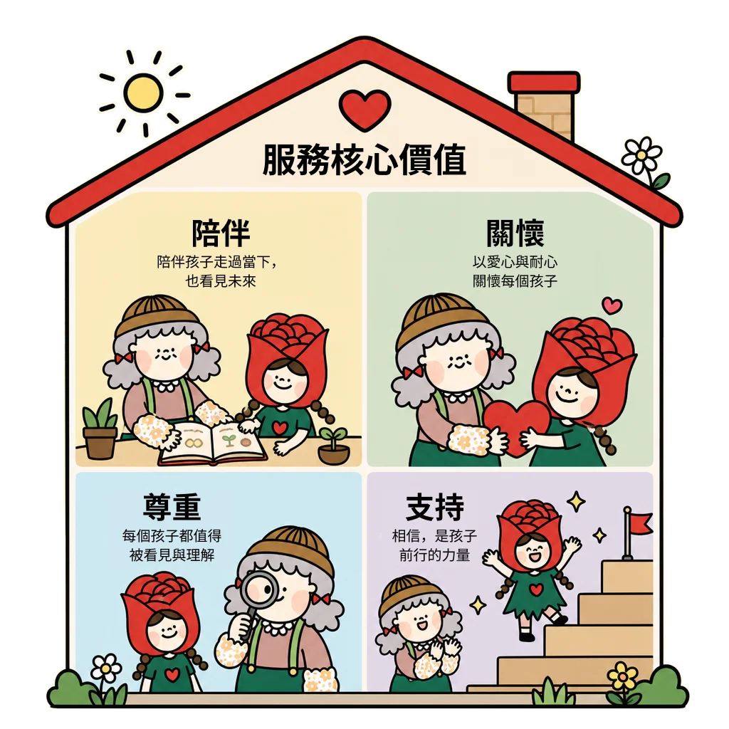 慈懷園服務核心價值
